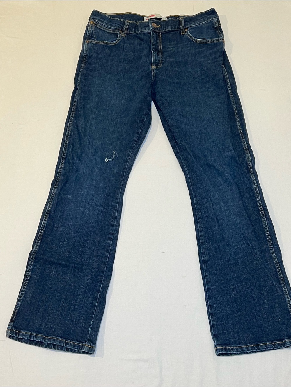 Wrangler Slim Boot 77 Men’s Jeans 34x32 Dark Wash Bootcut Denim